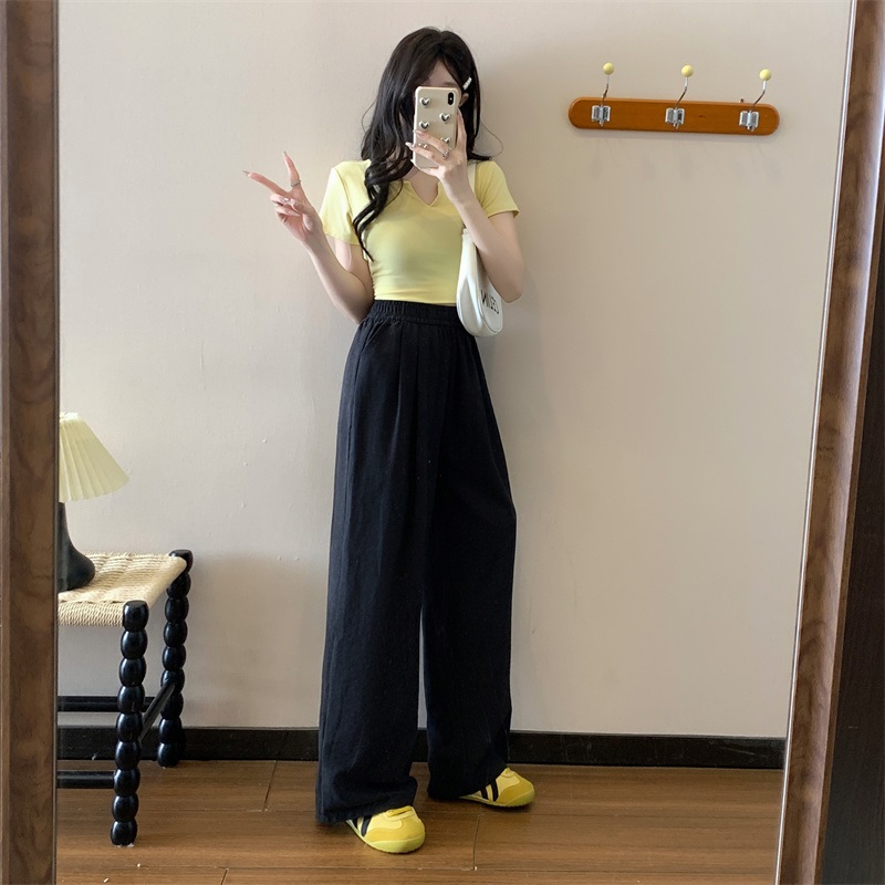タックウエストゴムワイドパンツ | 詳細画像15
