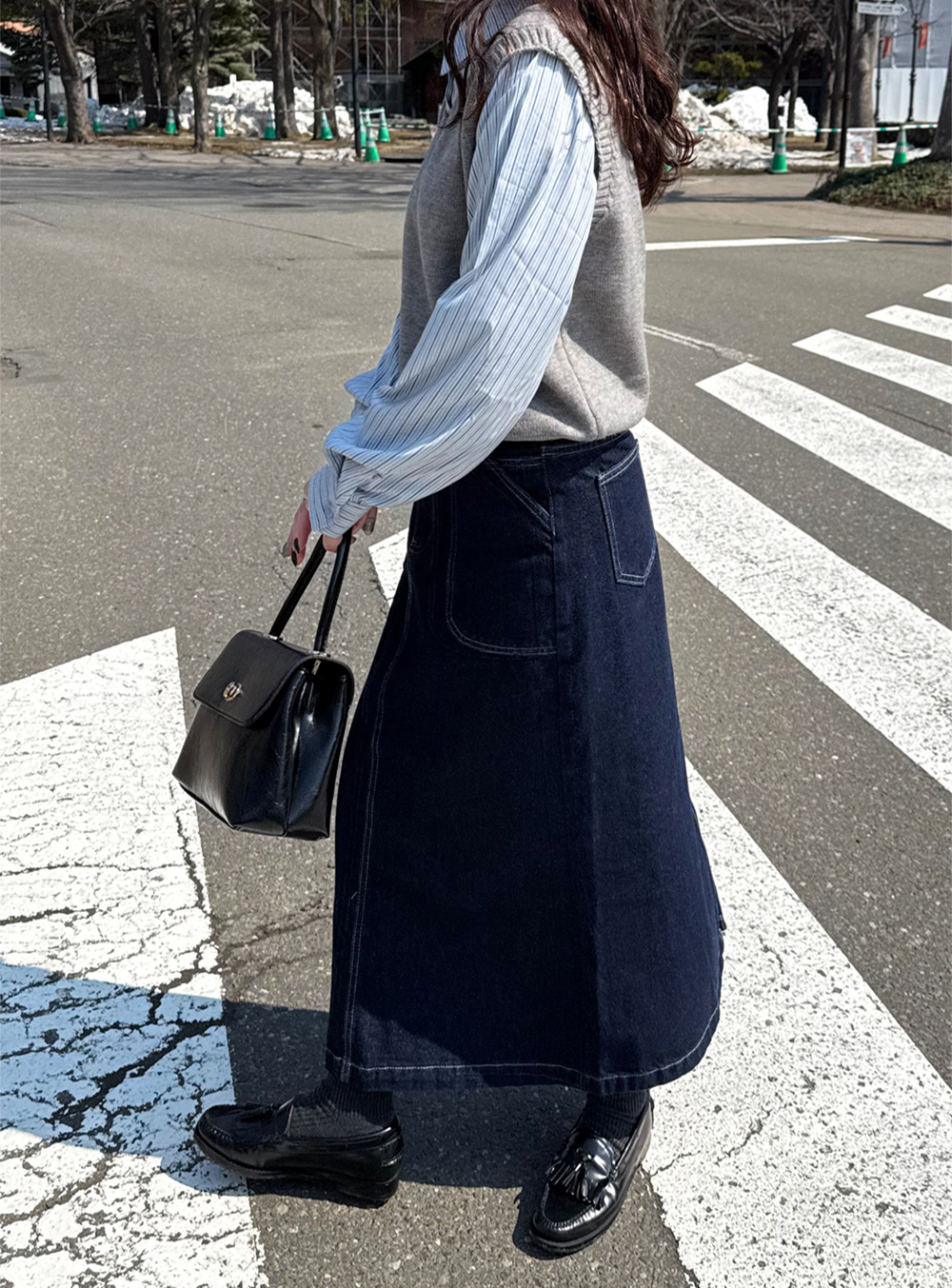 2TYPEシャツレイヤードニットベスト | 詳細画像14