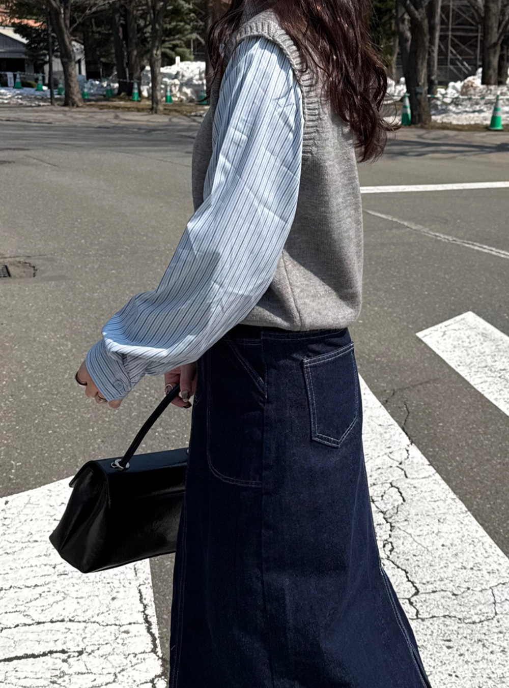 2TYPEシャツレイヤードニットベスト | 詳細画像19
