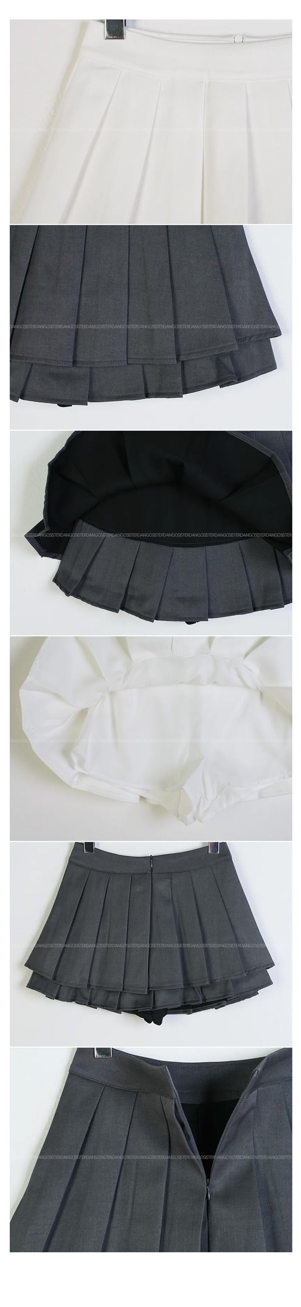 パンツ裏地ダブルプリーツスカート | 詳細画像14