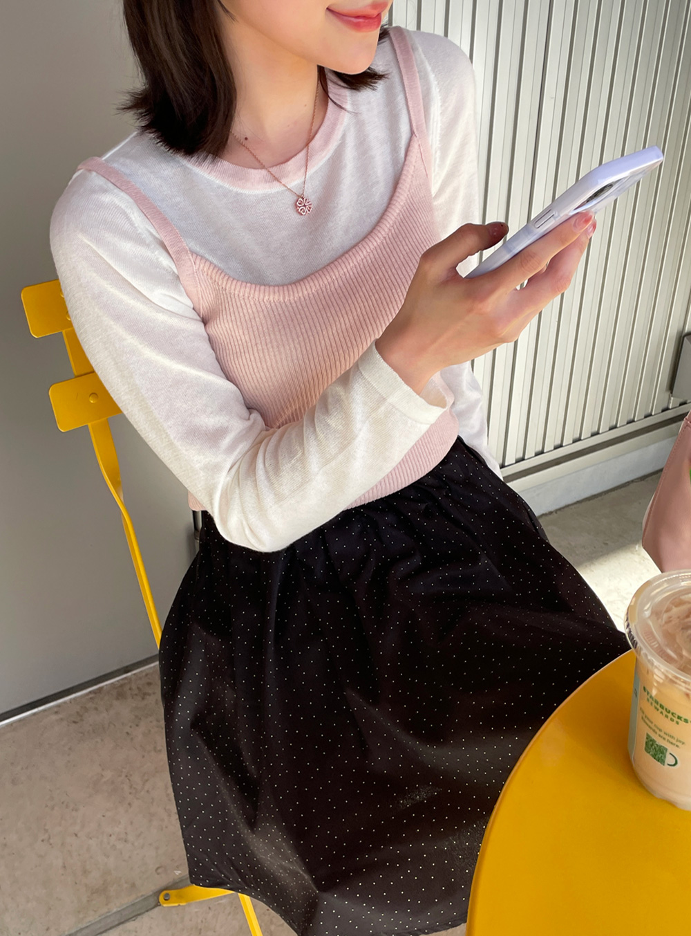 ドットフレアミニスカートパンツ | 詳細画像9