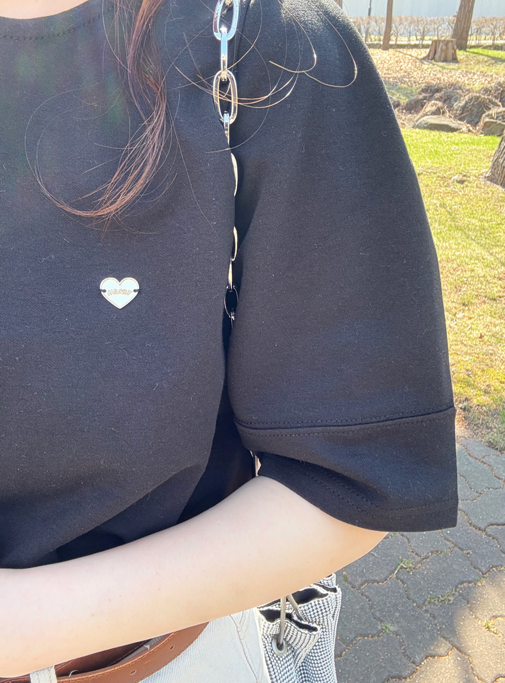 ハートプレート半袖Tシャツ | 詳細画像14