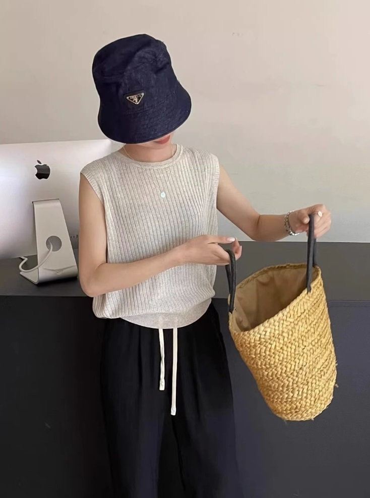 バッククロスフレンチスリーブリブニット | 詳細画像2