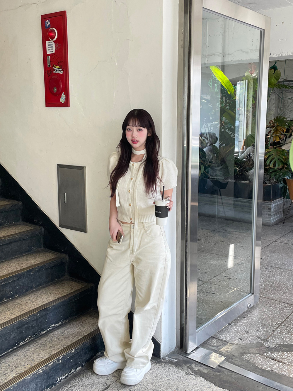 裏起毛ストレートワイドパンツ | 詳細画像2