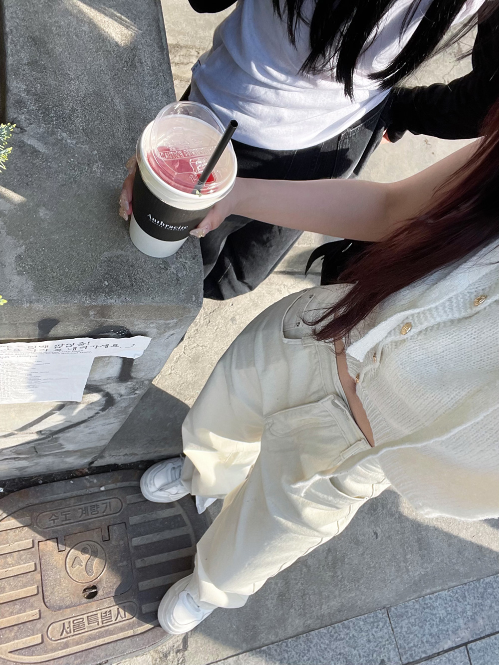 裏起毛ストレートワイドパンツ | 詳細画像8