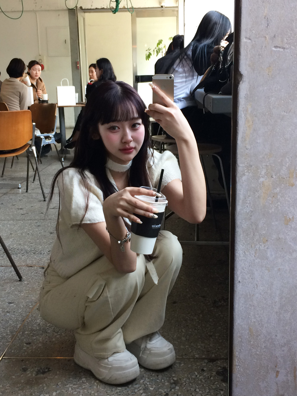 裏起毛ストレートワイドパンツ | 詳細画像9