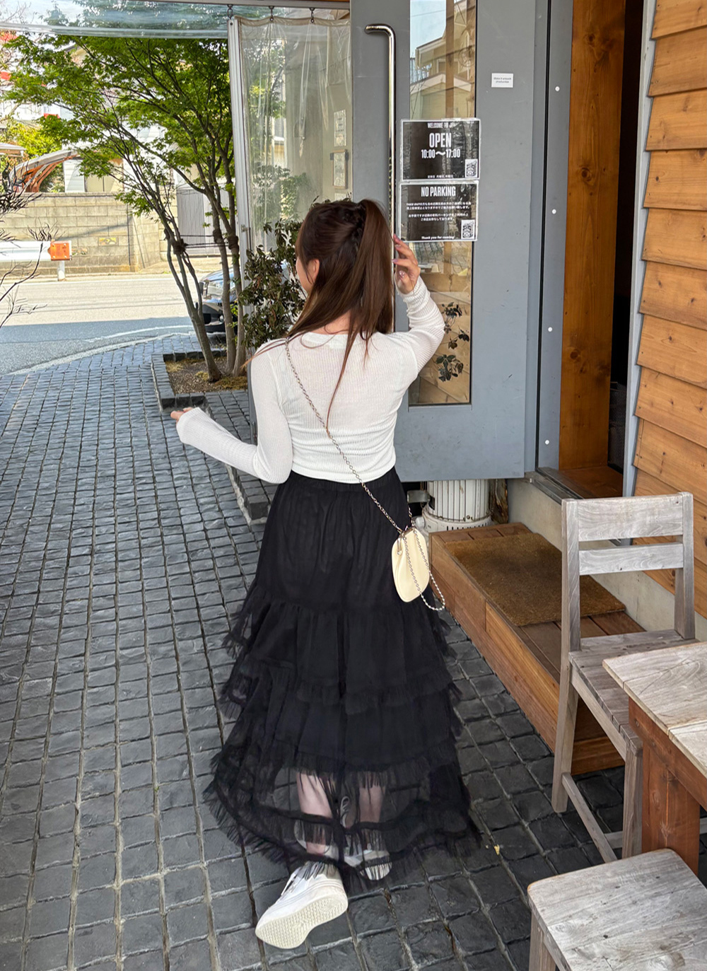 フリルシフォンティアードスカート | 詳細画像12