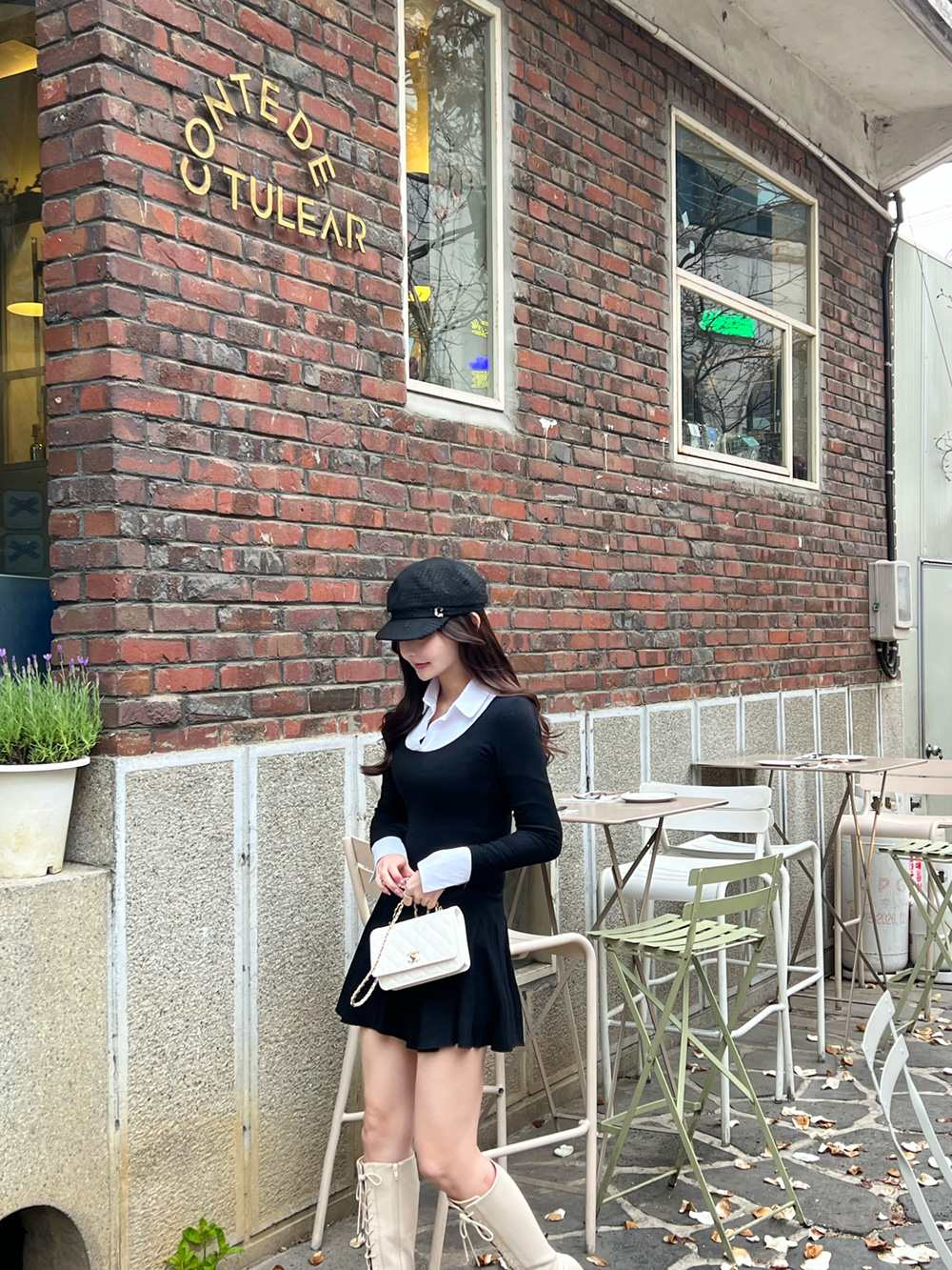 シャツレイヤードミニワンピース | 詳細画像9