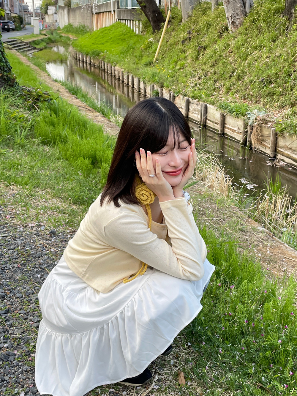 パンチングツーボタンクロップドカーディガン | 詳細画像4