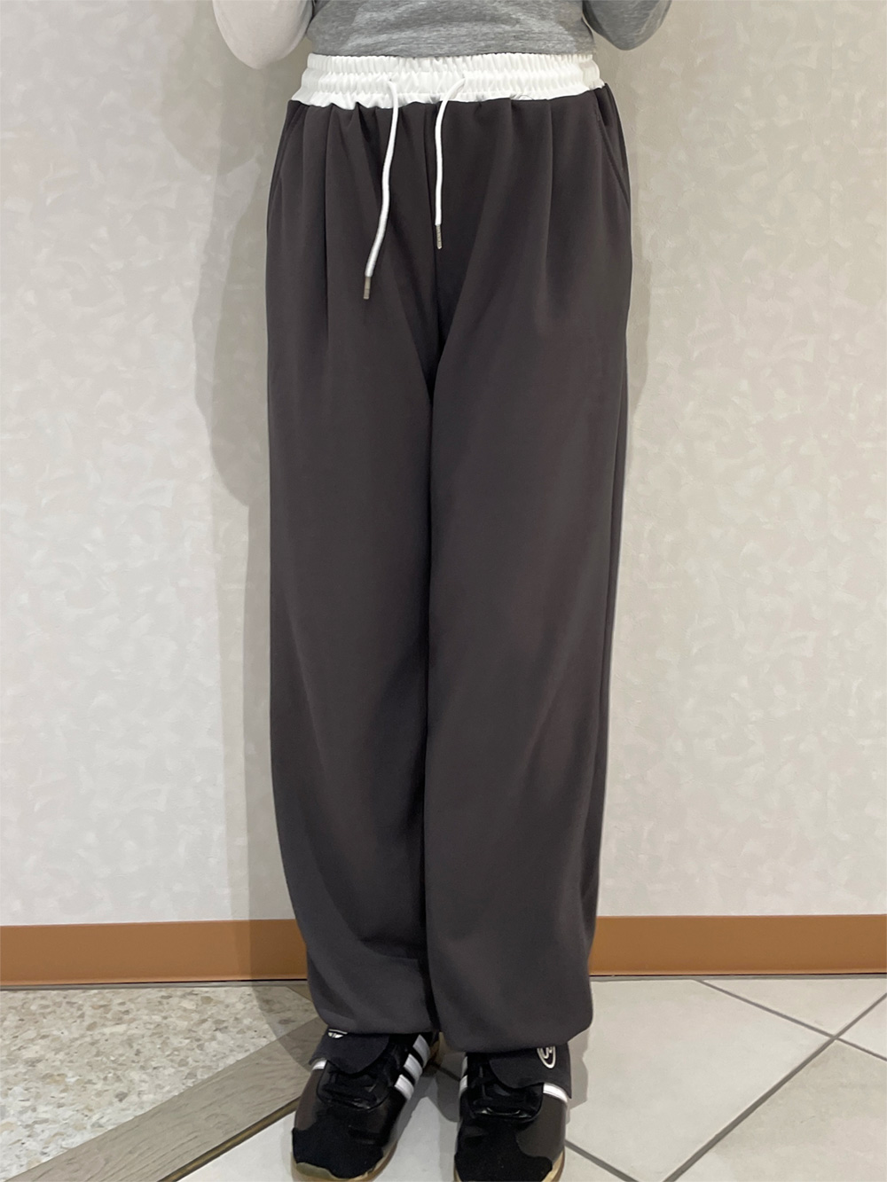 2WAY配色ドロストスウェットジョガーパンツ | 詳細画像11