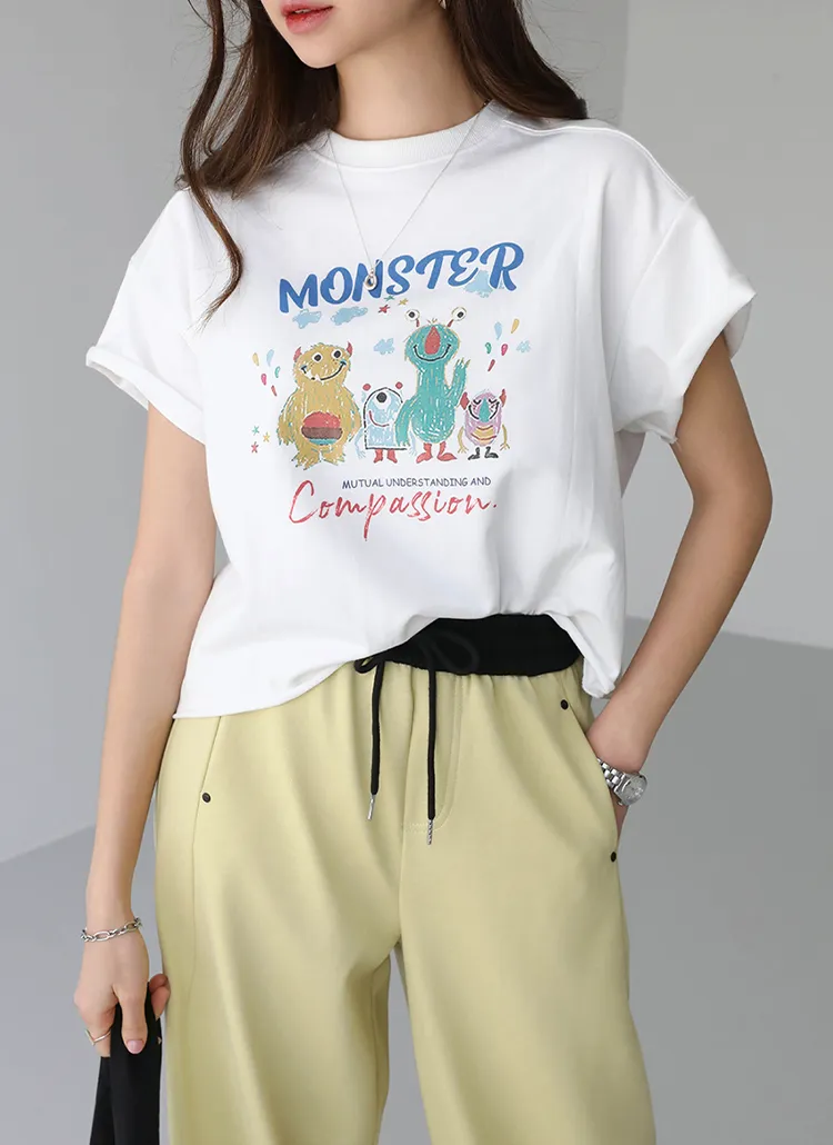 MONSTERカットオフ半袖Tシャツ | pippin | 詳細画像1