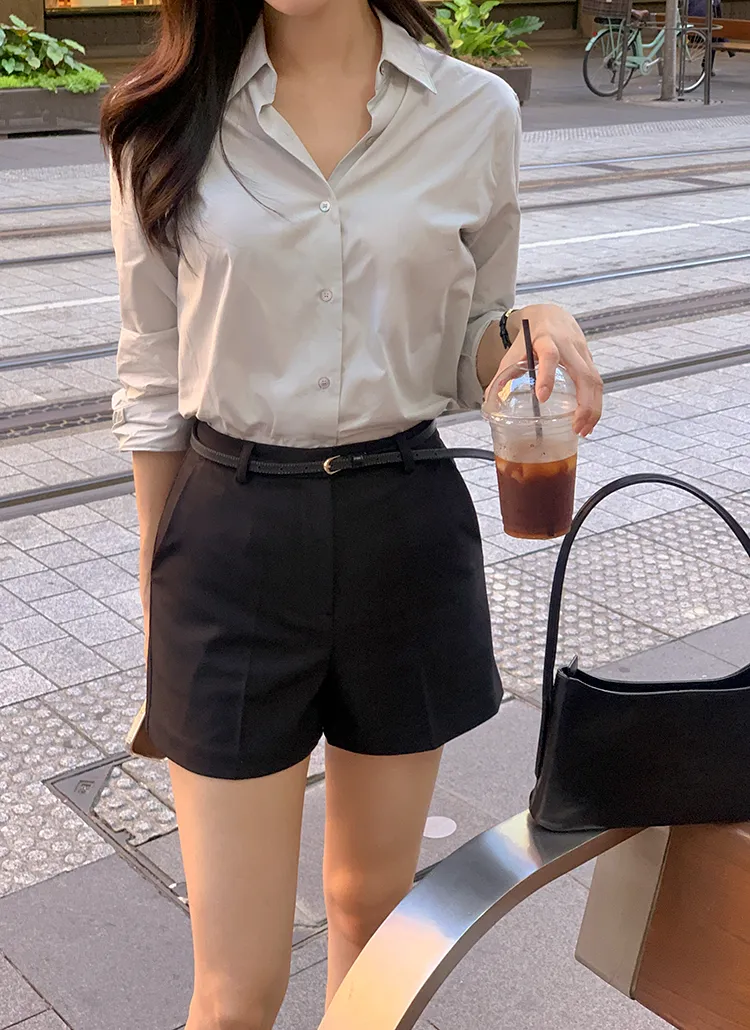 ミニマルショートパンツ(black) | reine | 詳細画像1