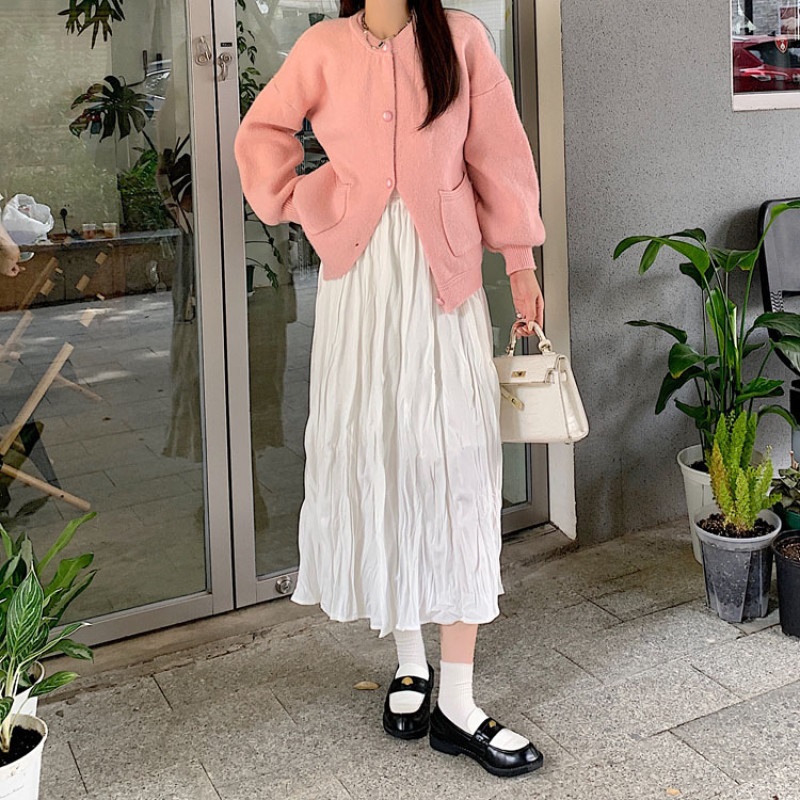 ウエストゴムリンクルAラインスカート | 詳細画像3