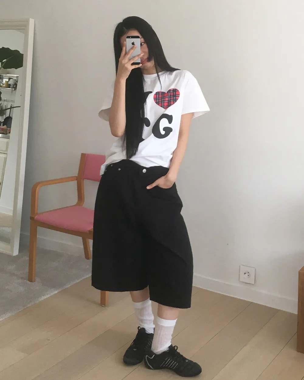 ワイドバミューダパンツ | WONDERWONDER | 詳細画像1