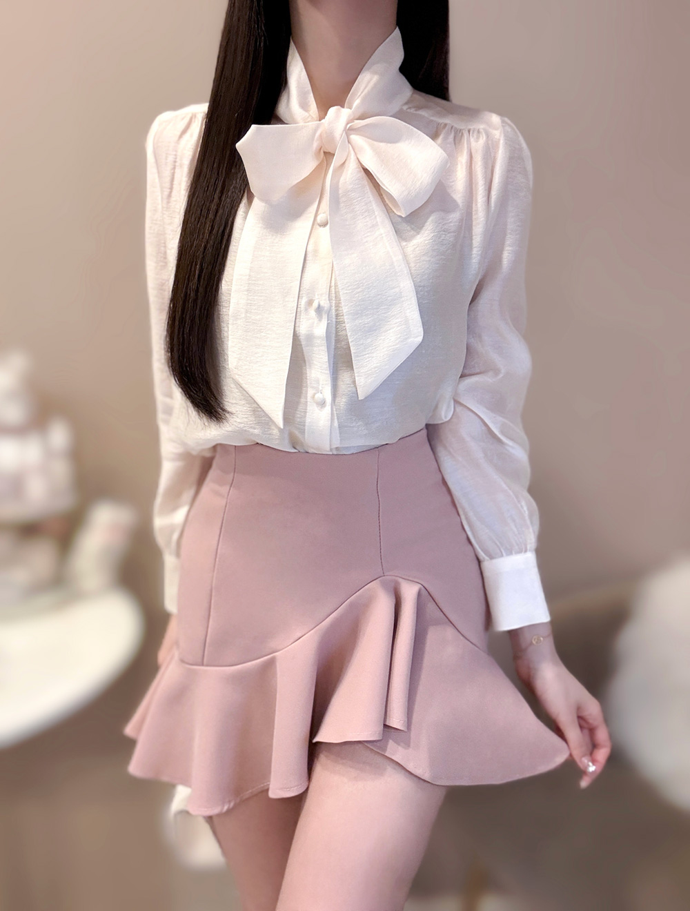 アシメフリルスカートパンツ | レディースファッション通販 - DHOLIC