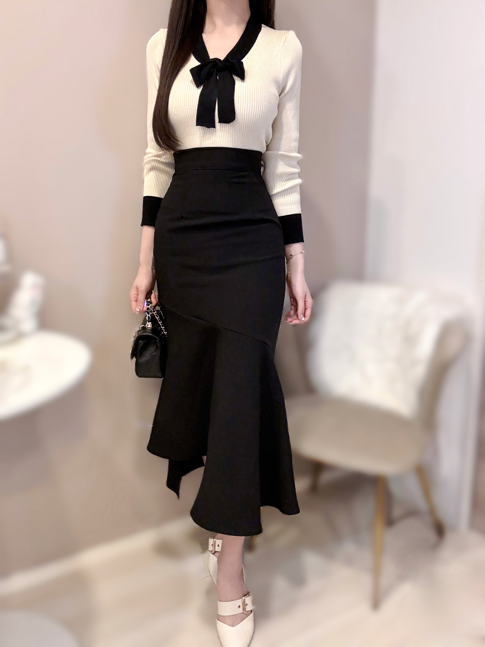 アシメラッフルマーメイドスカート | 詳細画像6