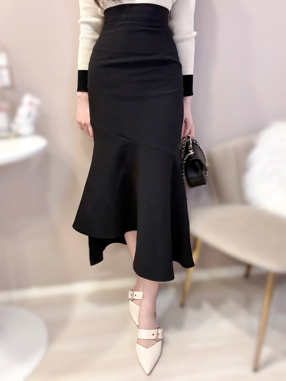 アシメラッフルマーメイドスカート | 詳細画像12