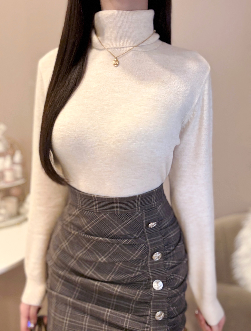 12COLORSウール混タートルネックニット | 詳細画像12