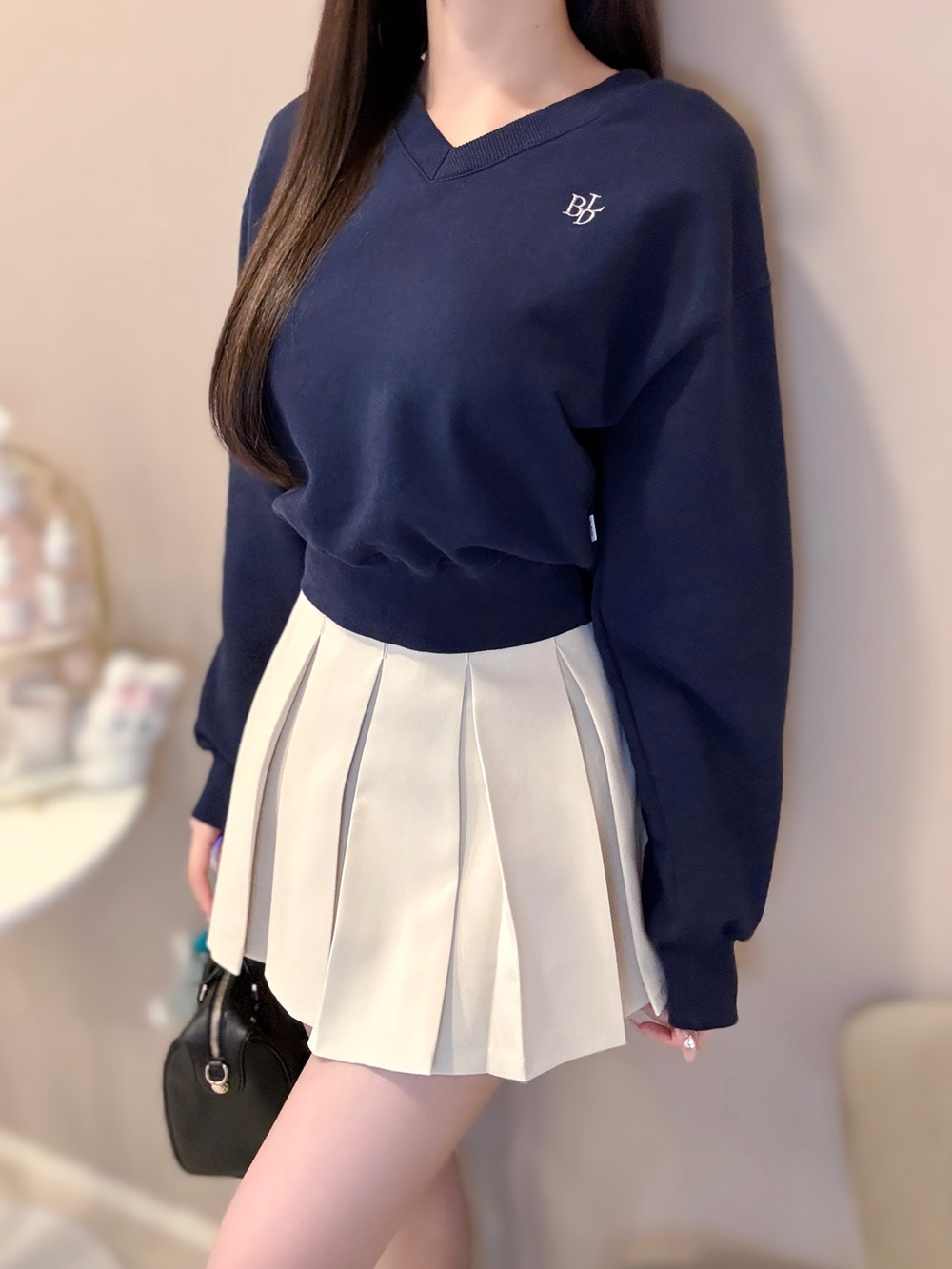 刺繍Vネックスウェット | 詳細画像3