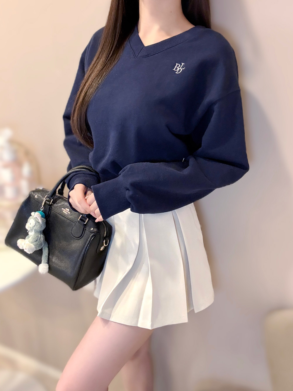 刺繍Vネックスウェット | 詳細画像4