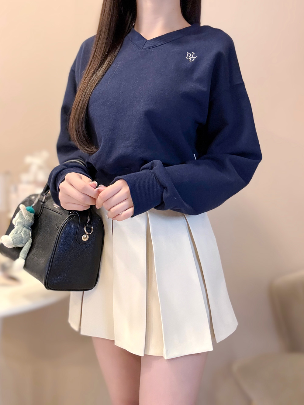 刺繍Vネックスウェット | 詳細画像11