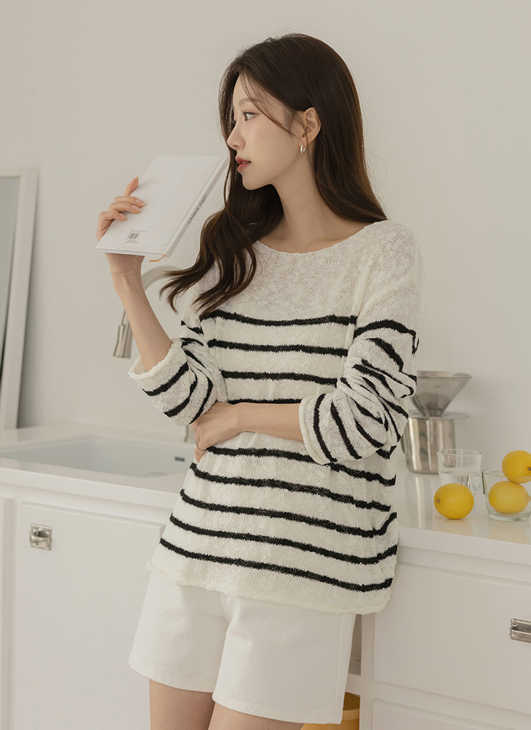 ◆ブークレボーダーニット Sonny Label｜ブークレボーダーニットプルオーバー | Rakuten