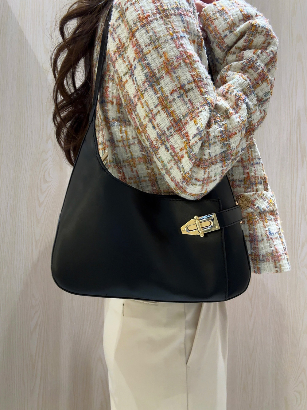 サイドゴールドバックルトートバッグ | 詳細画像3