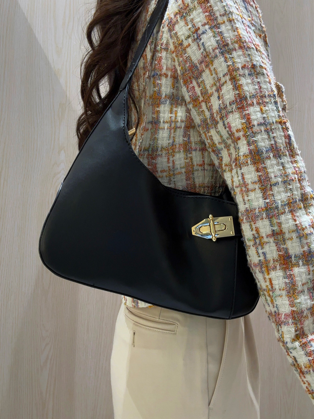 サイドゴールドバックルトートバッグ | 詳細画像6