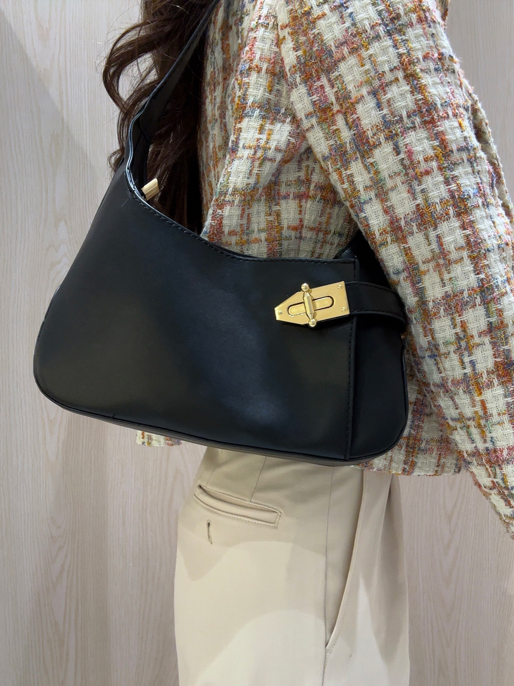 サイドゴールドバックルトートバッグ | 詳細画像9