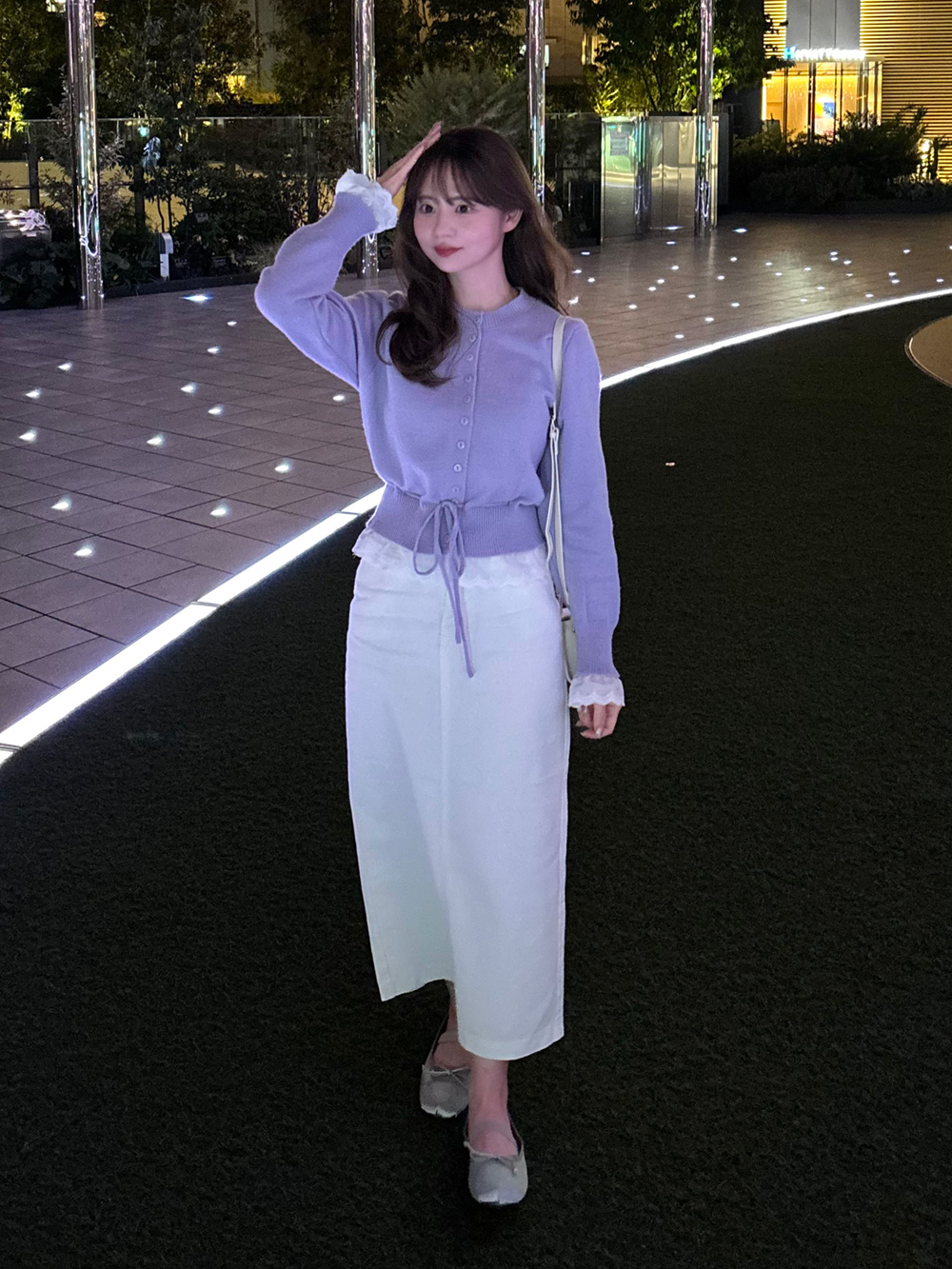 レディース hitomi mini URAKE tiered dress ワンピース