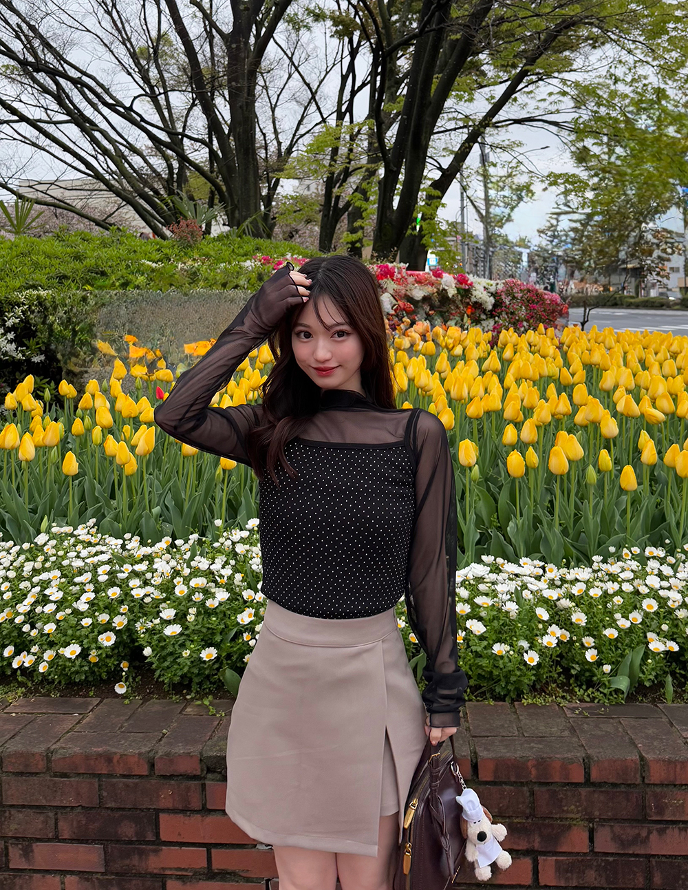 メロウモックネックシアーTシャツ | 詳細画像9