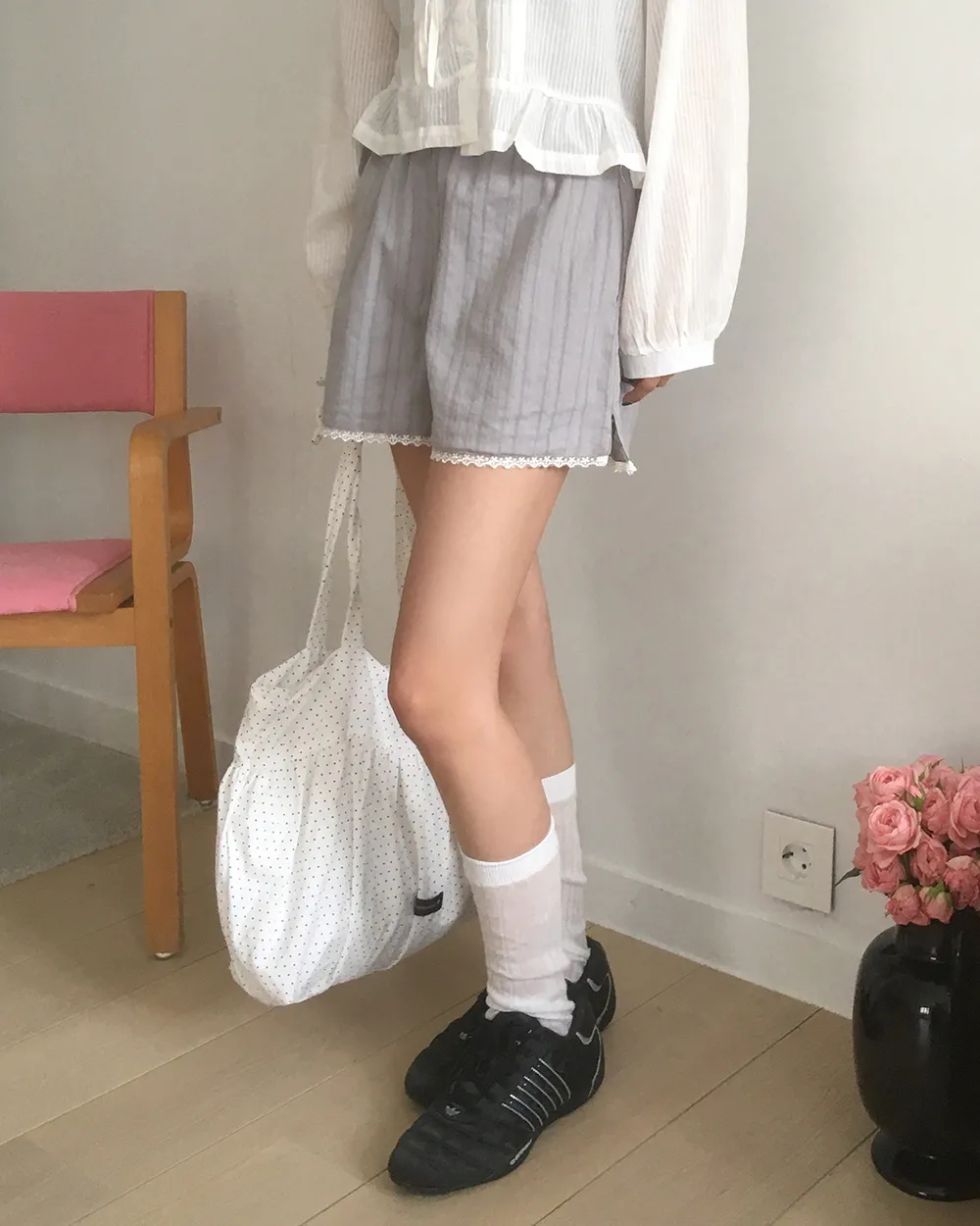 レーススリットショートパンツ | WONDERWONDER | 詳細画像1