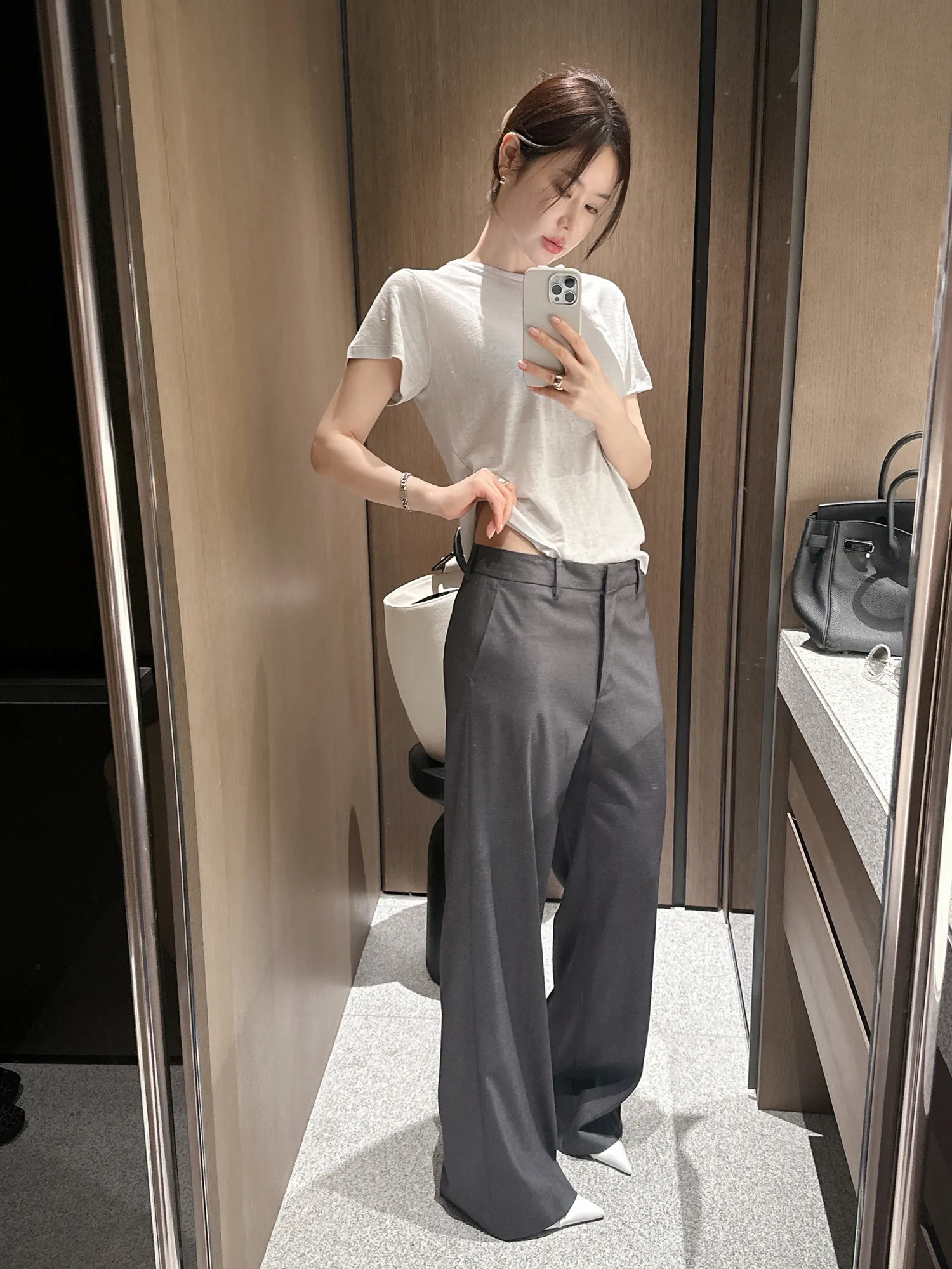 ノータックホックワイドスラックス | partysu | 詳細画像1