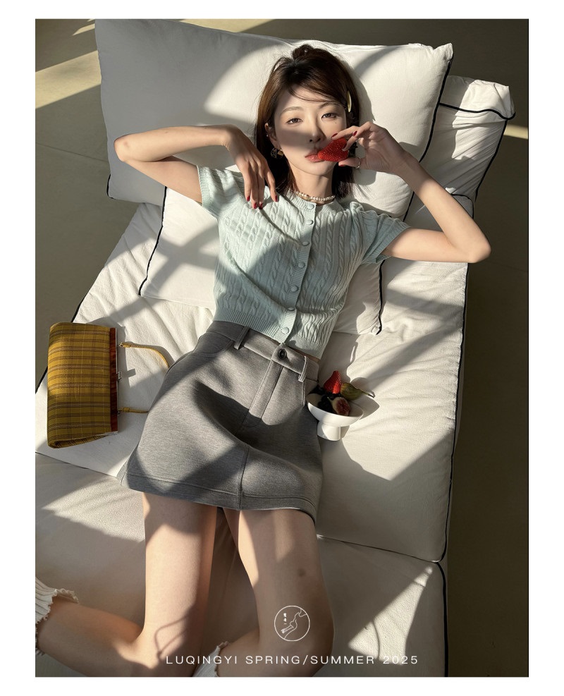 ニットくるみボタンカーディガン | 詳細画像11