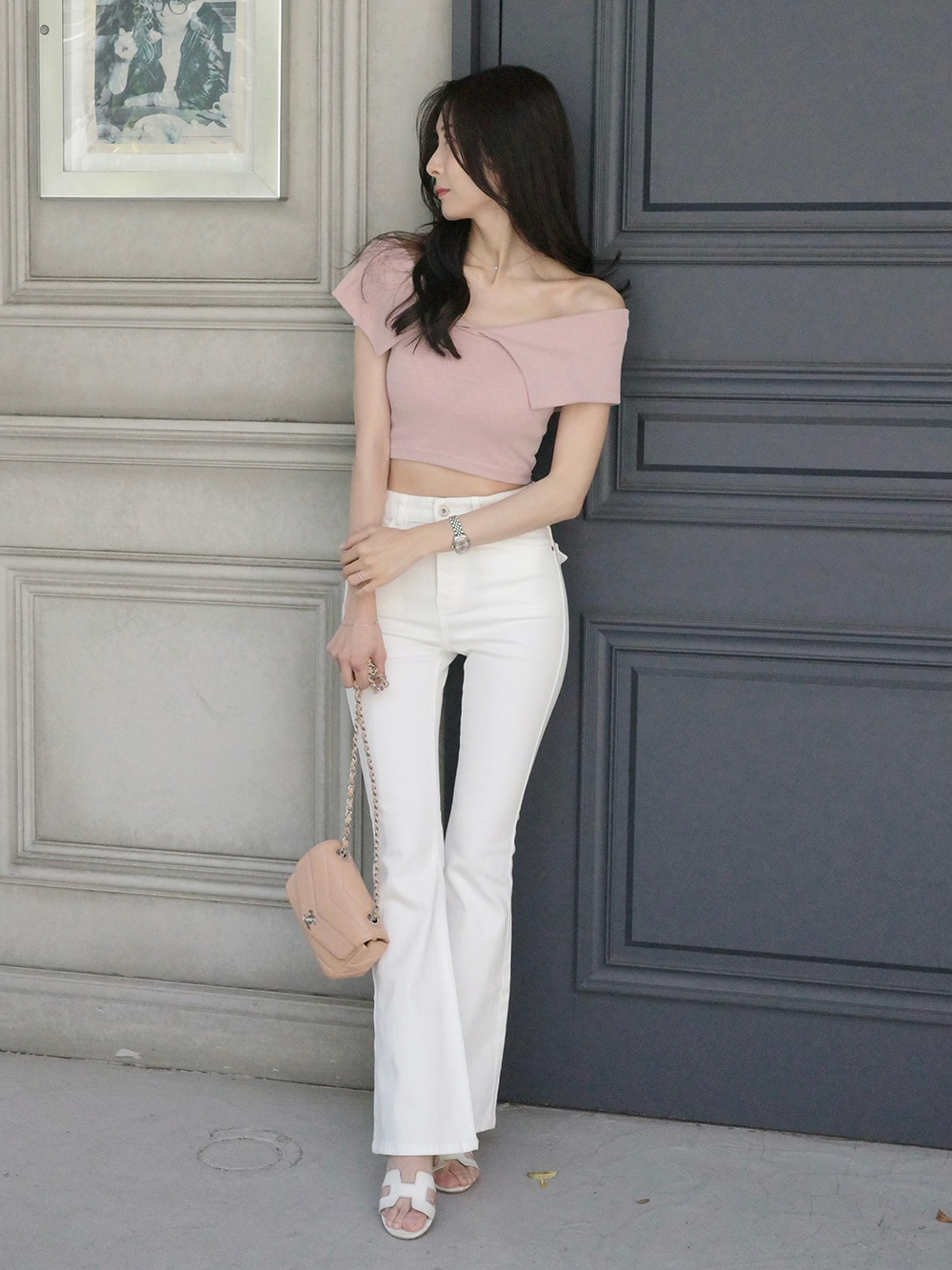 フラップポケットフレアデニムパンツ | 詳細画像14