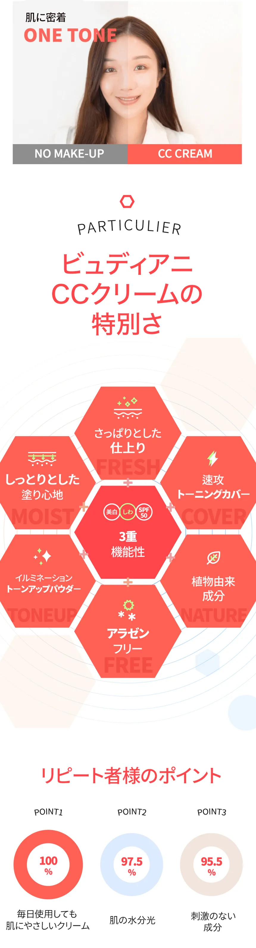 [ビューディアニ] UVプロテクタープライマートーニングCC | 詳細画像5