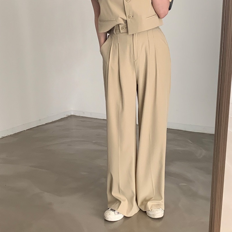 半袖クロップドジャケット&ツータックスラックスSET | 詳細画像15