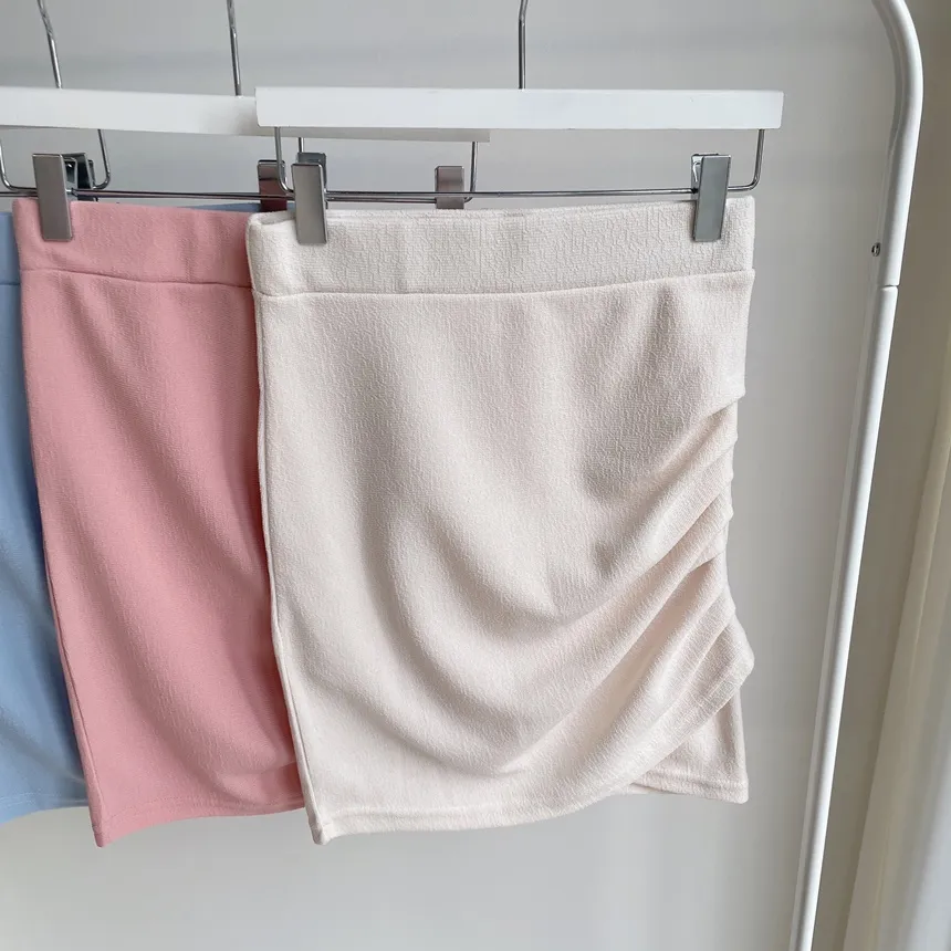 シャーリングハイウエストスカート | mirangmirang | 詳細画像40