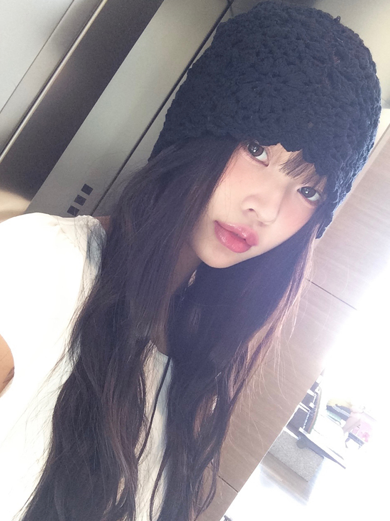 未使用◆Taoコムデギャルソン ウールミックス クロシェ ビーニー ニット帽 黒 org.jpg