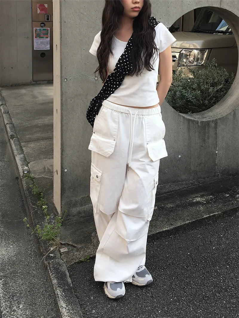 2WAYストリングタックカーゴパンツ | anyonemore | 詳細画像1