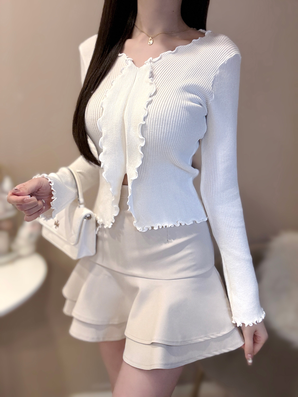 フリルティアードミニスカート | 詳細画像12