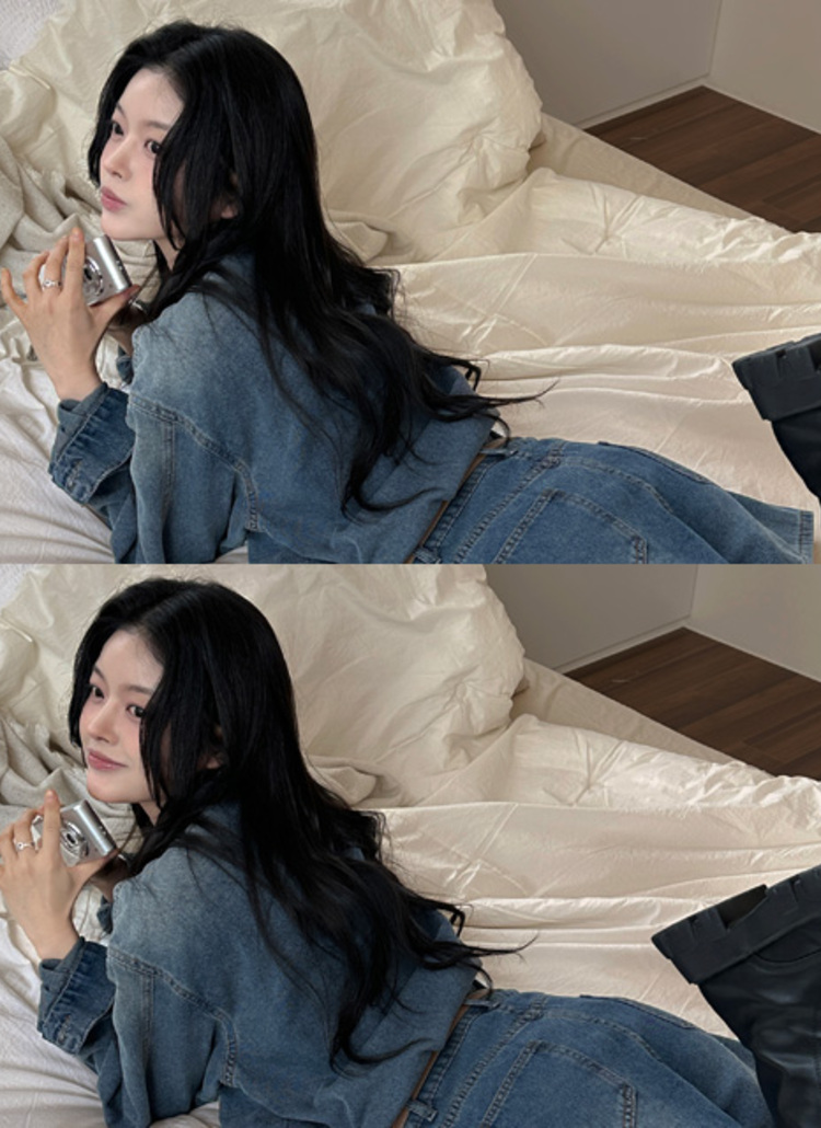 trifle デニムセットアップ ブルー trifle デニムセットアップ - メルカリ