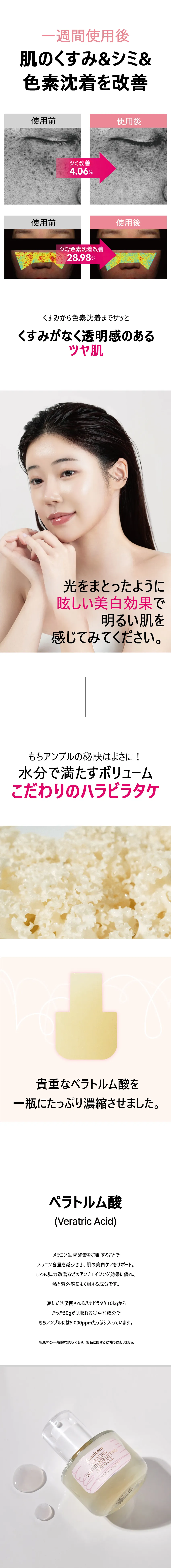 [サニコーン] ベラトニックホワイトニングリフティングアンプル | 詳細画像4