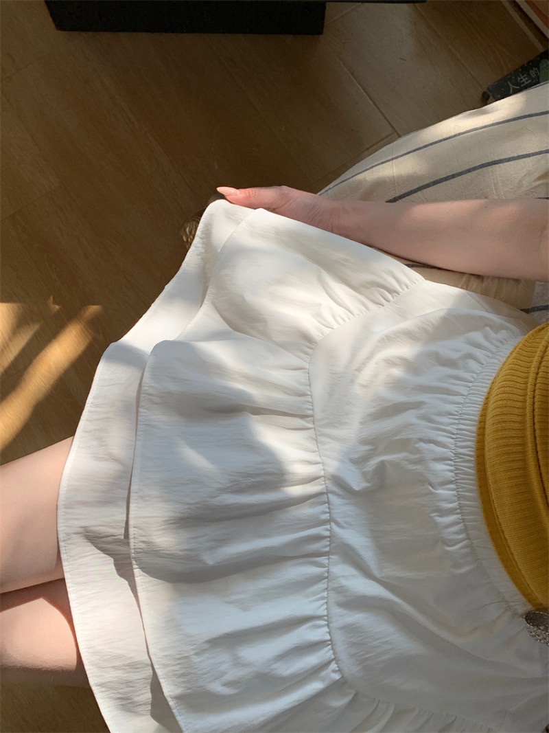 パンツ裏地ウェーブティアードミニスカート | 詳細画像8