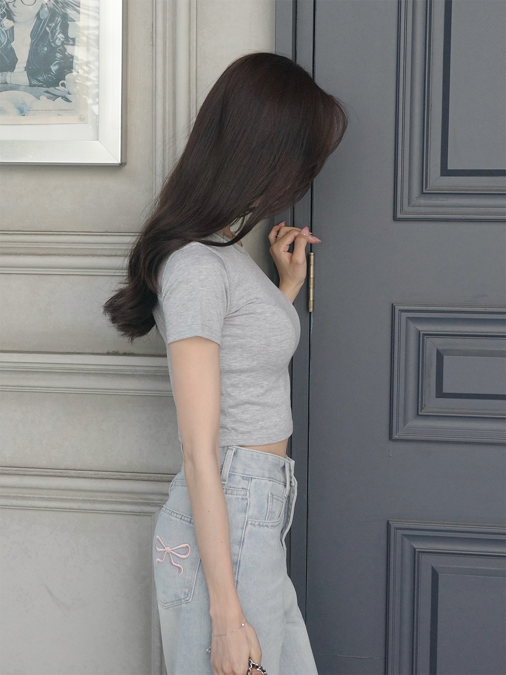 9COLORS半袖クロップドTシャツ | 詳細画像13