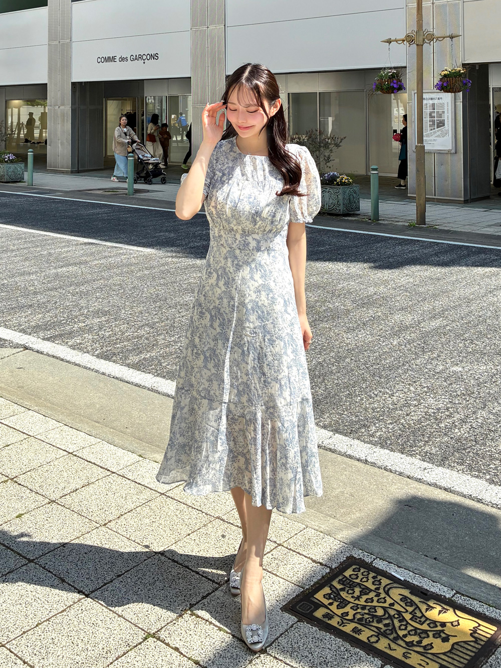 美品！グラントイーワンズ レディースパンプ半袖ブラック