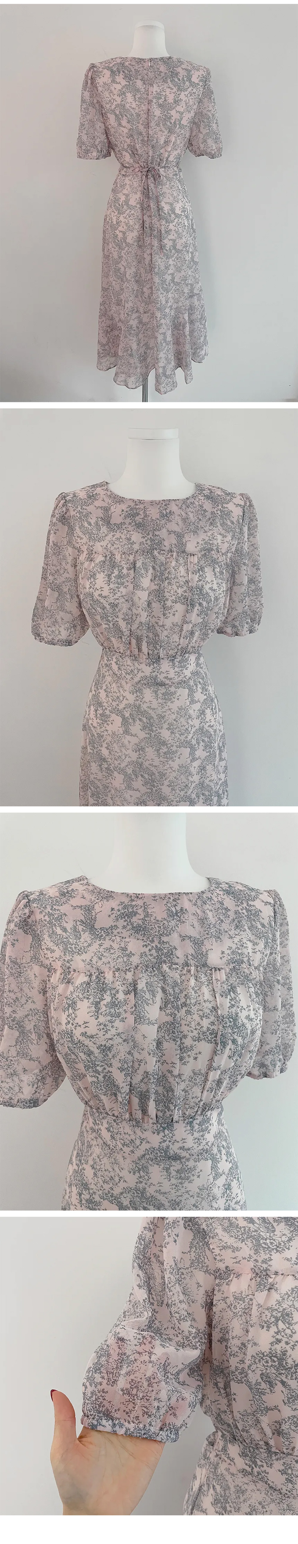 トワルドジュイ半袖ワンピース | 詳細画像14