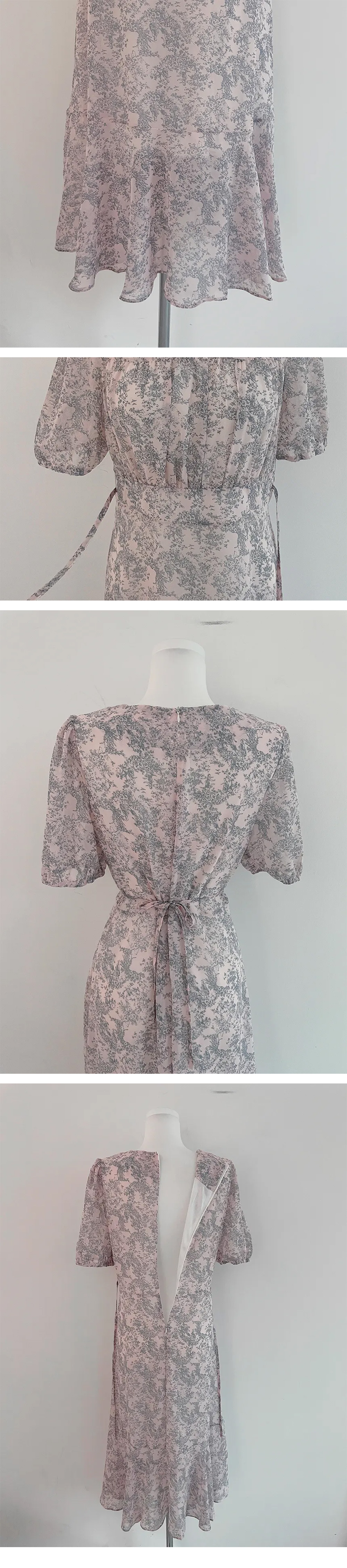 トワルドジュイ半袖ワンピース | 詳細画像15