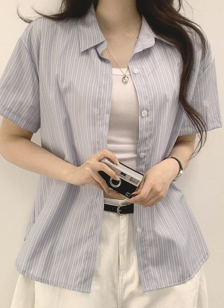 toironier ストライプシャツ ルーズシャツ Toironier トロワニエ ストライプ ルーズ シャツ 【公式通販】 ふじお