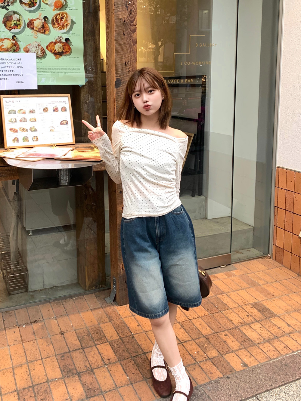 ドットオフショルTシャツ | 詳細画像7